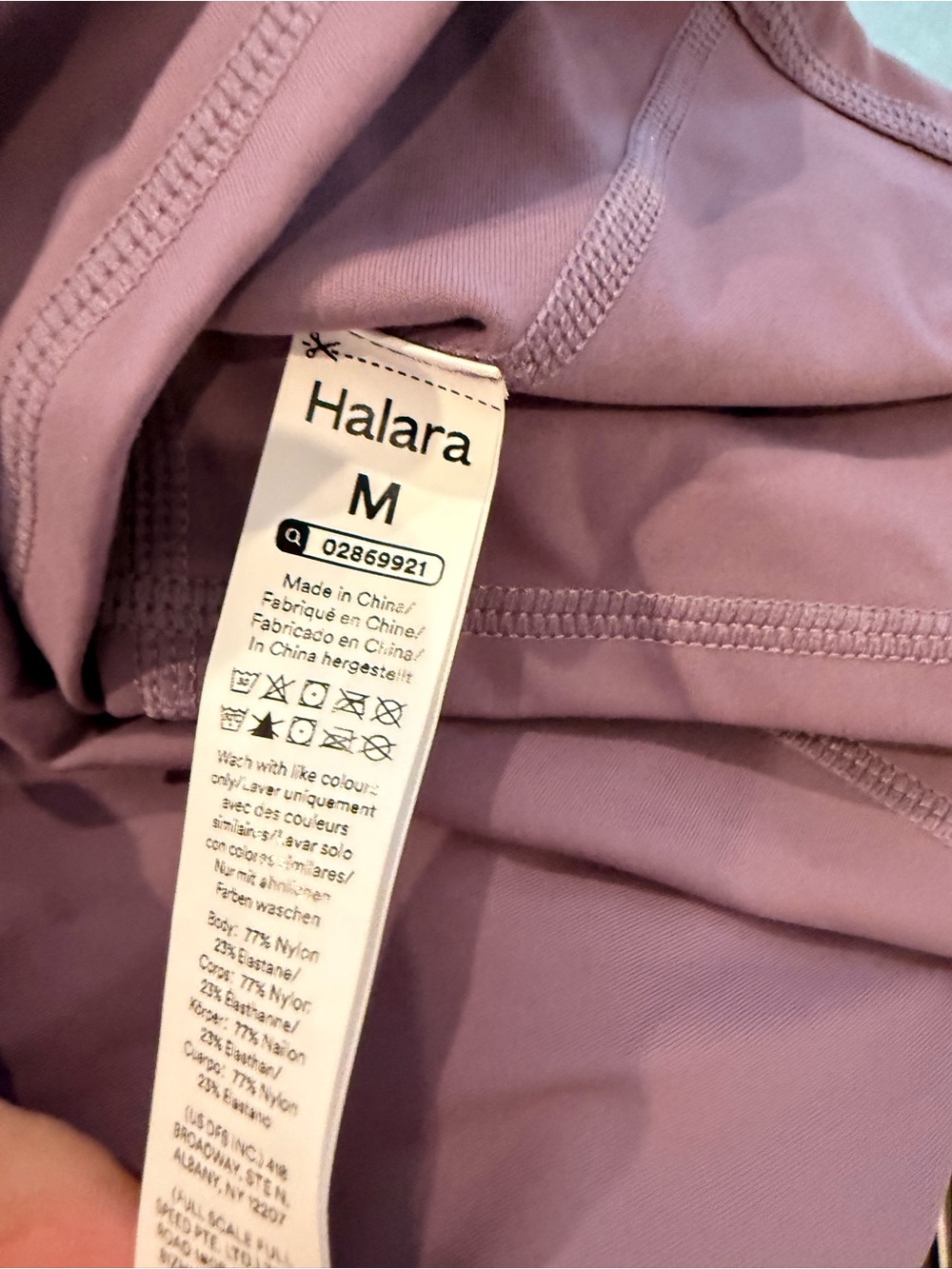 HALARA Lavender Plush Activewear Top - Picture 4 of 7